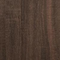 VidaXL Kledingkast 90x50x180 cm bewerkt hout bruin eikenkleurig - thumbnail