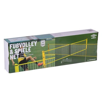 Umbro voetvolley, volleybal en badminton crossnet - 400 x 168 cm