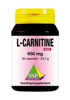 SNP L-Carnitine 650mg puur 30 Capsules - thumbnail