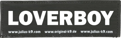 Julius-K9 label - Loverboy Julius-K9 label - Loverboy