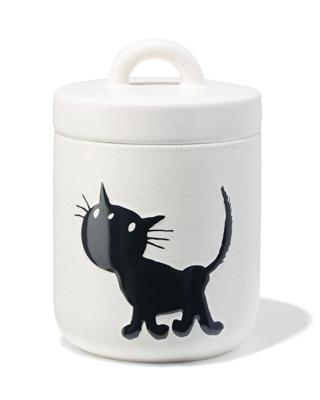 HEMA Siepie snoepjespot 17x11.5x11.5cm wit