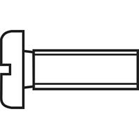 TOOLCRAFT 888015 Cilinderkopschroeven M1.6 6 mm Sleuf DIN 84 Staal Verzinkt 20 stuk(s) - thumbnail