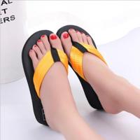 Pailletten slippers wig Ith flip flops grootte: 38 (oranje) - thumbnail