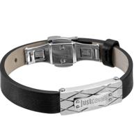 Just Cavalli Armband JCBR50040200 Heren Leather 200mm x 10mm - thumbnail