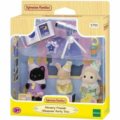 Sylvanian Families Trio peutervriendjes pyjama party