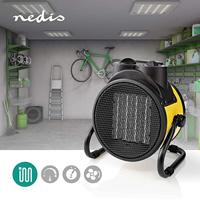 Nedis HTIF20FYW Industriële Keramische Ventilatorkachel Thermostaat 3 Standen 2000 W Geel - thumbnail