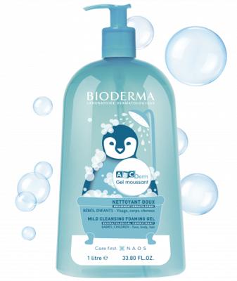 Bioderma ABC Derm Gel Moussant Nettoyant Doux 1000ml