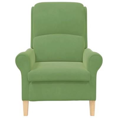Fauteuil Lichtgroen 76 x 94 x 102 cm Fluweel