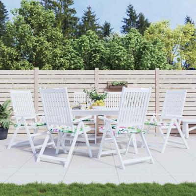 VidaXL Tuinstoelkussens 6 st 40x40x4 cm stof meerkleurig