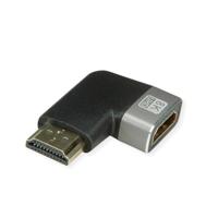 ROLINE 8K HDMI-adapter, HDMI ST/BU, 90° hoek - thumbnail