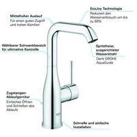 Grohe Essence New L-size wastafelkraan met trekwaste chroom - thumbnail