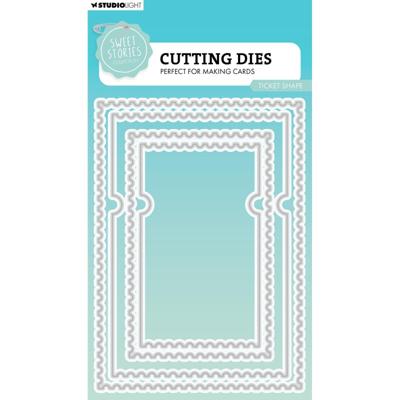 Studio Light • sweet stories cutting die ticket shape