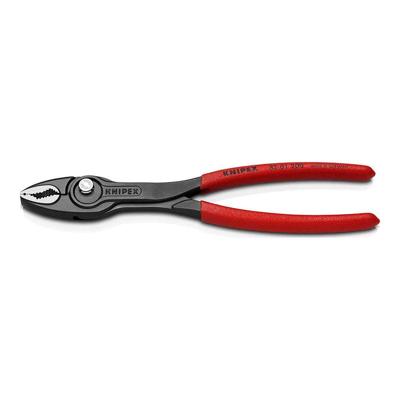 Knipex Frontgrijptang | lengte 200 mm | gepolijst kunststof mantel | zwart gefosfateerd | 1 stuk - 82 01 200 - 82 01 200 - thumbnail