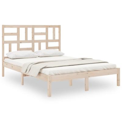 Bedframe massief hout 140x190 cm