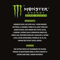 Monster energy zero sugar blik (12x 0,5 liter) (kopie amazon) - thumbnail