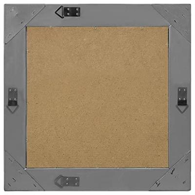 VidaXL Wandspiegel barok stijl 50x50 cm zwart VidaXL Wandspiegel barok stijl 50x50 cm zwart