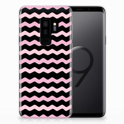 Samsung Galaxy S9 Plus | TPU bumper | Waves Roze