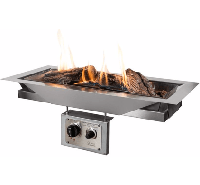 Happy Cocooning: Losse inbouwbrander rechthoek - Grijs - thumbnail