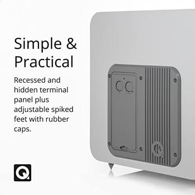 Q Acoustics Q B12 - Subwoofer - Mat Wit Q Acoustics Q B12 - Subwoofer - Mat Wit