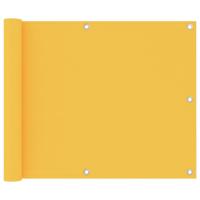 VidaXL Balkonscherm 75x500 cm oxford stof geel - thumbnail