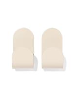 HEMA Plakhaken zand - 2 stuks (beige) - thumbnail