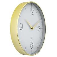 NeXtime - Wandklok 30,5cm-Stil-Goud|Groen-Plastic-nXt 'Finesse' - thumbnail