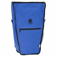 VidaXL Fietstas blauw 34 x 16 x 59 cm polyester - thumbnail