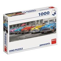 DinoToys Dino puzzel - panorama classic cars op cuba - 1000 stukjes - thumbnail