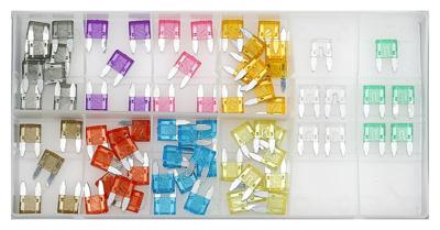 Assortiment mini steek-zekeringen 75 stuks 4822336