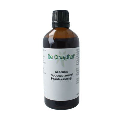 Cruydhof Aesculus hippocast/paardenkastanje tinctuur 100 Milliliter Cruydhof Aesculus hippocast/paardenkastanje tinctuur 100 Milliliter