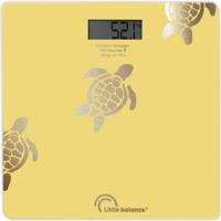 Personenweegschaal - LITTLE BALANCE - 8731 - Metallic zandschildpadden - USB-repareerbaar - 180 kg / 100 g - Geel - thumbnail