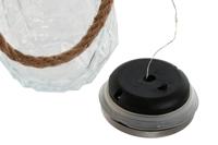 Verlichte decoratie Home ESPRIT Transparant Zilverkleurig 11 x 11 x 18 cm - thumbnail