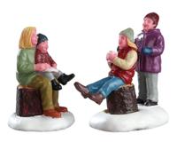 Lemax quality time with mom s/2 kerstdorp figuur type 3 2017 - thumbnail