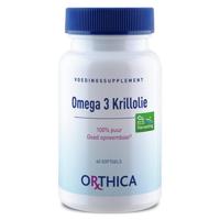 Orthica Omega 3 krillolie 60 Capsules - thumbnail
