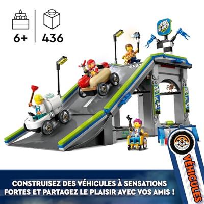 LEGO CITY 60460 Geen grenzen: Baan met hellingen voor raceauto's