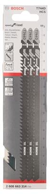 Bosch Professional T744D Decoupeerzaagblad Speed for Wood VE=3 - 2608663314