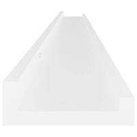Wandschappen 2 st 115x9x3 cm wit - thumbnail