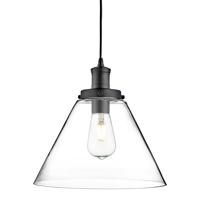 Searchlight HanglampPyramid Ø 29cm zwart - 3228BK - thumbnail