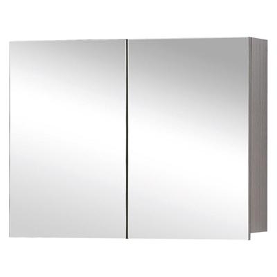 Differnz Style spiegelkast 60x60cm grijs eiken Differnz Style spiegelkast 60x60cm grijs eiken