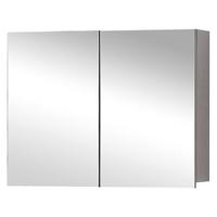 Differnz Style spiegelkast 60x60cm grijs eiken - thumbnail