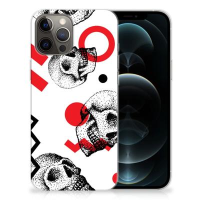 Silicone Back Case iPhone 12 Pro Max Skull Red Silicone Back Case iPhone 12 Pro Max Skull Red