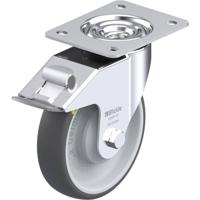 Blickle LE-PATH 160KA-FI-ELS Zwenkwiel met rem Wieldiameter: 160 mm Draagvermogen (max.): 260 kg 1 stuk(s) - thumbnail