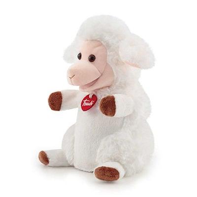 Trudi handpop Schaap 24 cm pluche wit Trudi handpop Schaap 24 cm pluche wit
