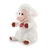 Trudi handpop Schaap 24 cm pluche wit - thumbnail
