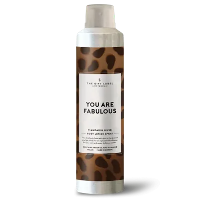 The Gift Label You Are Fabulous Body Lotion Spray 200ml