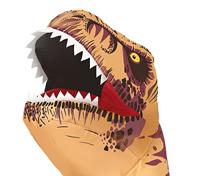Opblaasbaar Dino Pak Volwassen T-Rex Bruin - thumbnail