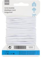 HEMA Rond elastiek 10m wit - thumbnail