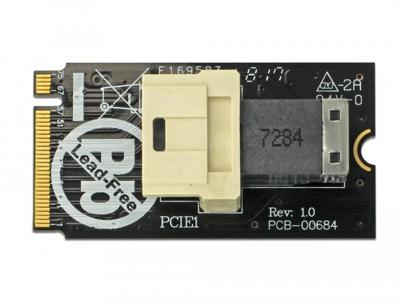 DeLOCK Adap. M.2 Key M>SFF-8643 ho. NVMe | horizontal