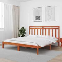 Bedframe 2 pcs Wasbruin 180 x 200 cm Massief grenenhout - thumbnail