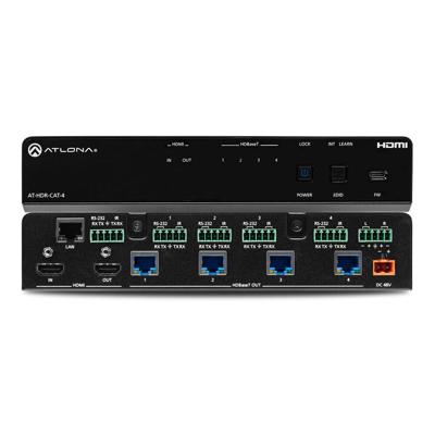 Atlona AT-HDR-CAT-4 4K HDR HDMI to HDBaseT Distribution Amplifier | 4 Poorts